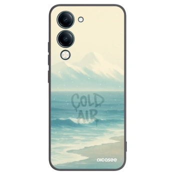 Picasee Μαύρη θήκη σιλικόνης για Vivo Y29s 5G - COLD AIR