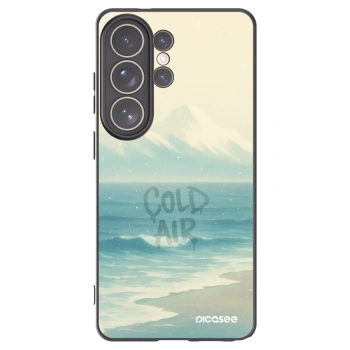Picasee Μαύρη θήκη σιλικόνης για Samsung Galaxy S26 Ultra - COLD AIR