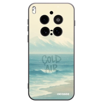 Picasee Μαύρη θήκη σιλικόνης για Vivo X300 Pro - COLD AIR