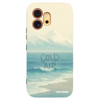Picasee Μαύρη θήκη σιλικόνης για Honor 600 - COLD AIR