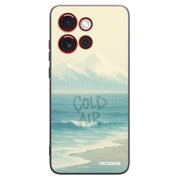 Picasee Μαύρη θήκη σιλικόνης για Motorola Edge 60 Neo 5G - COLD AIR