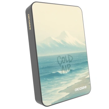 Picasee Powerbank με MagSafe 10 000 mAh Γκρί - COLD AIR