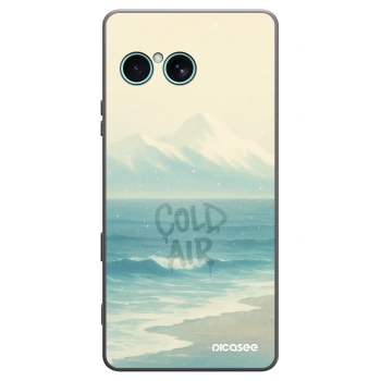 Picasee Μαύρη θήκη σιλικόνης για Sony Xperia 10 VII - COLD AIR