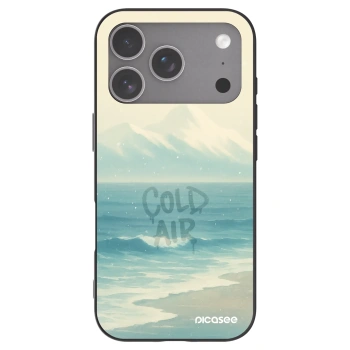 Picasee Μαύρη θήκη σιλικόνης για Apple iPhone 18 Pro - COLD AIR