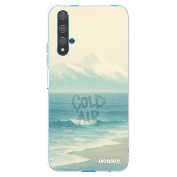 Picasee διαφανής θήκη σιλικόνης Huawei Nova 5T - COLD AIR