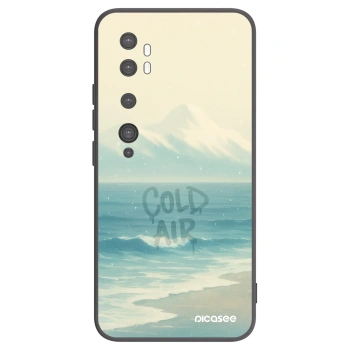 Picasee Μαύρη θήκη σιλικόνης για Xiaomi Mi Note 10 (Pro) - COLD AIR