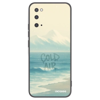 Picasee Μαύρη θήκη σιλικόνης για Samsung Galaxy S20 G980F - COLD AIR
