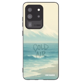 Picasee Μαύρη θήκη σιλικόνης για Samsung Galaxy S20 Ultra 5G G988F - COLD AIR
