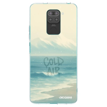 Picasee Μαύρη θήκη σιλικόνης για Xiaomi Redmi Note 9 - COLD AIR