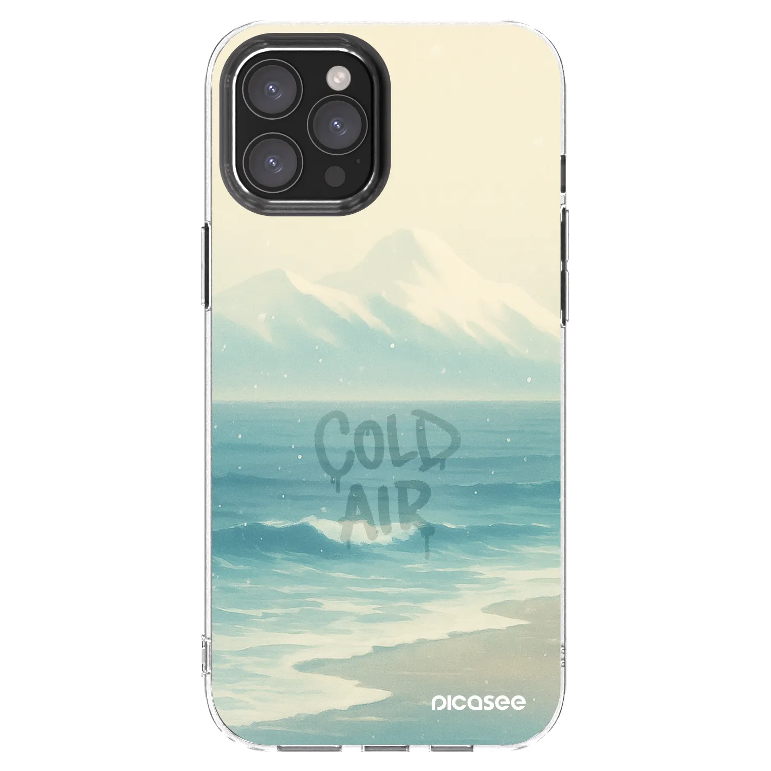 Picasee διαφανής θήκη σιλικόνης Apple iPhone 12 Pro Max - COLD AIR