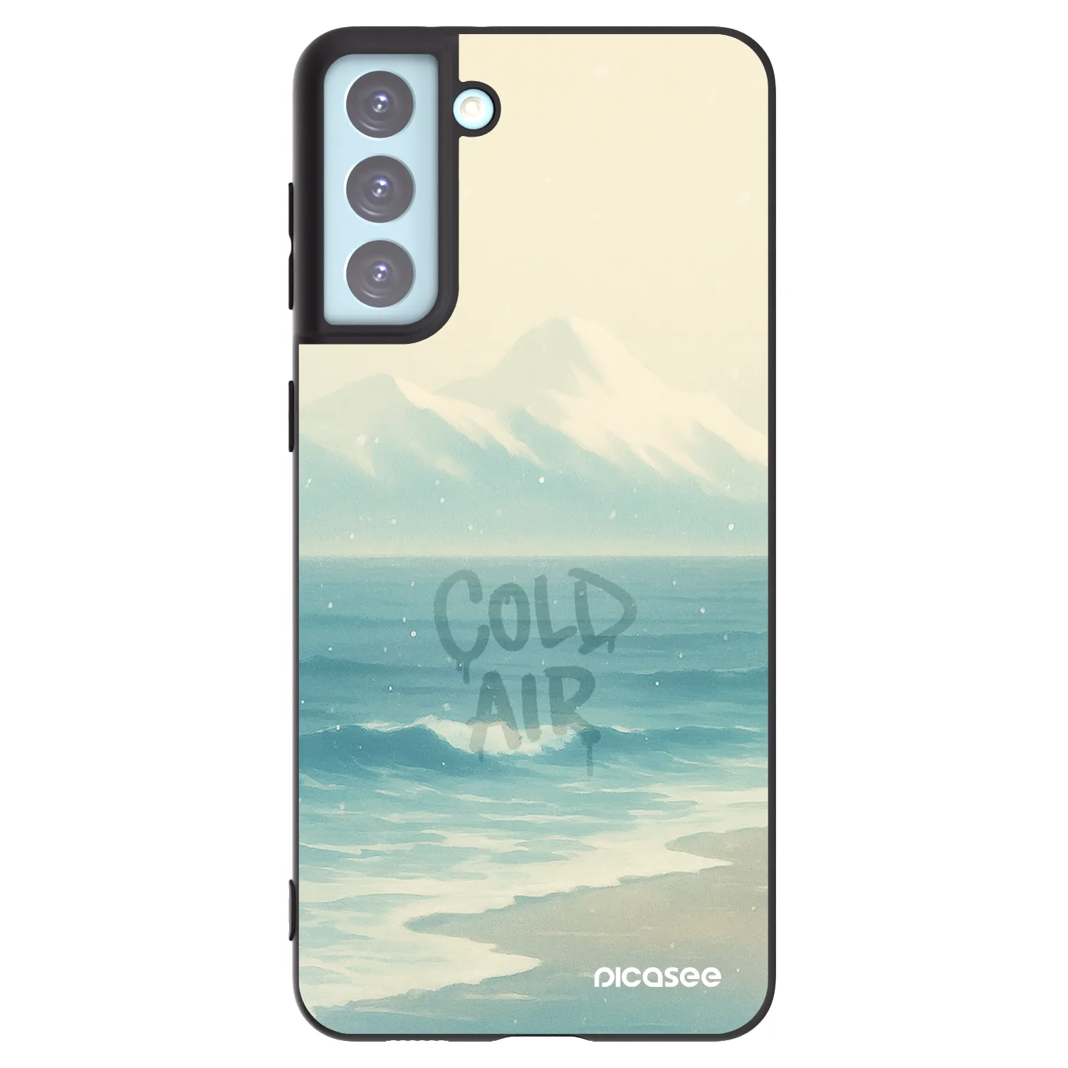 Picasee Μαύρη θήκη σιλικόνης για Samsung Galaxy S21+ 5G G996F - COLD AIR