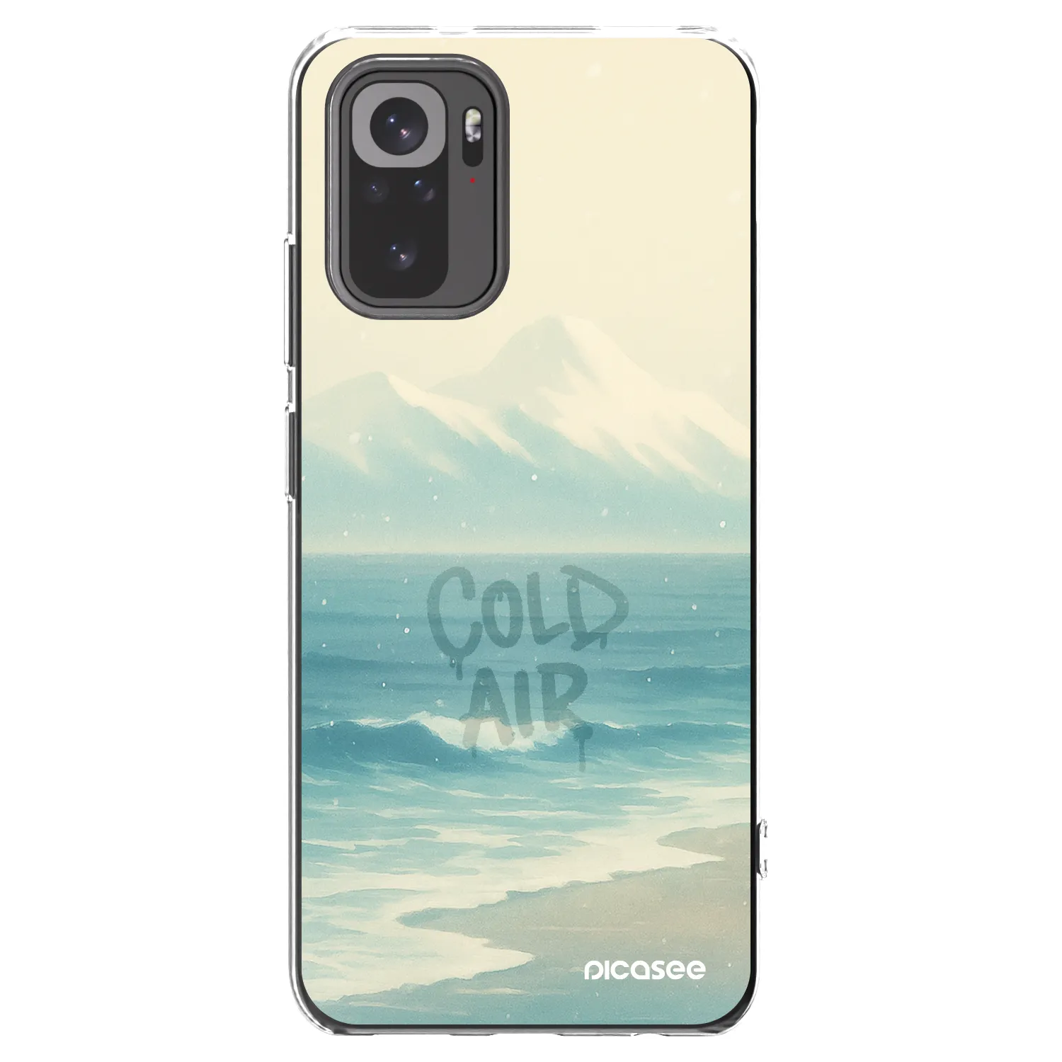Picasee διαφανής θήκη σιλικόνης Xiaomi Redmi Note 10 - COLD AIR