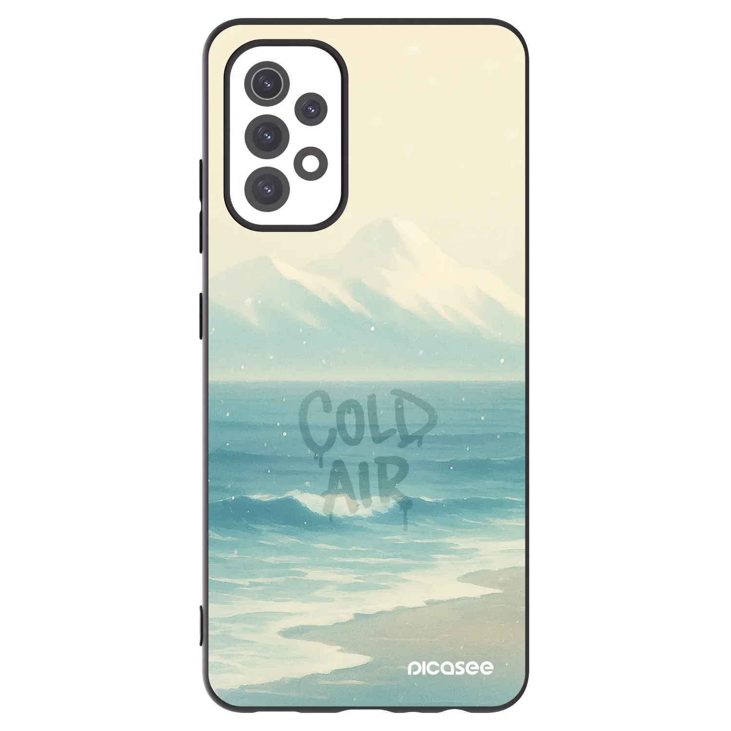 Picasee Μαύρη θήκη σιλικόνης για Samsung Galaxy A32 5G A326B - COLD AIR