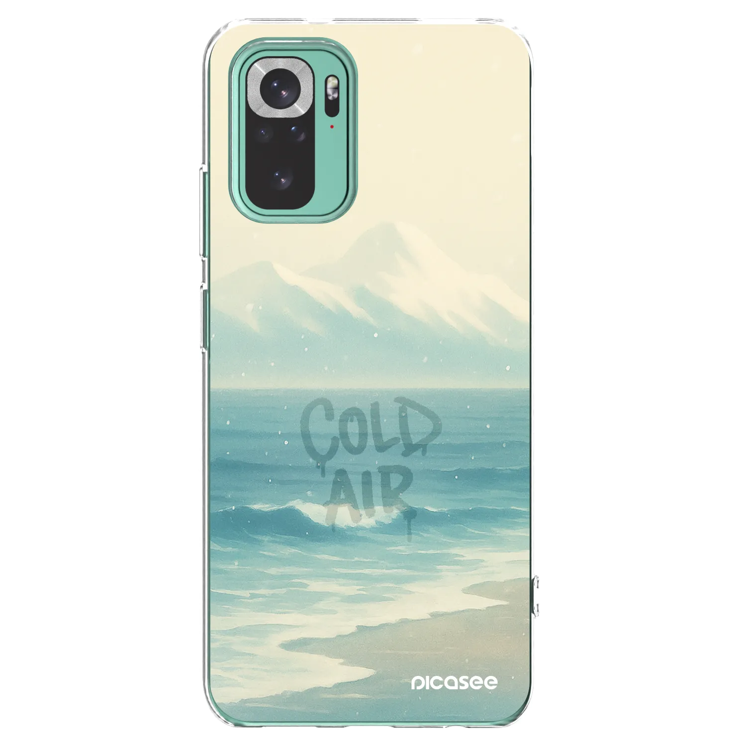 Picasee διαφανής θήκη σιλικόνης Xiaomi Redmi Note 10 Pro - COLD AIR