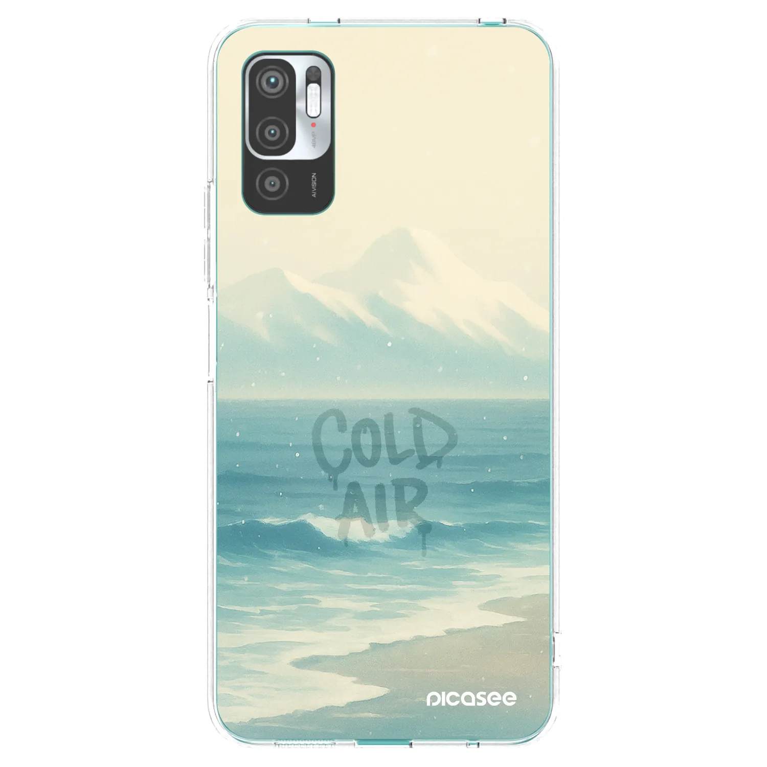 Picasee διαφανής θήκη σιλικόνης Xiaomi Redmi Note 10 5G - COLD AIR