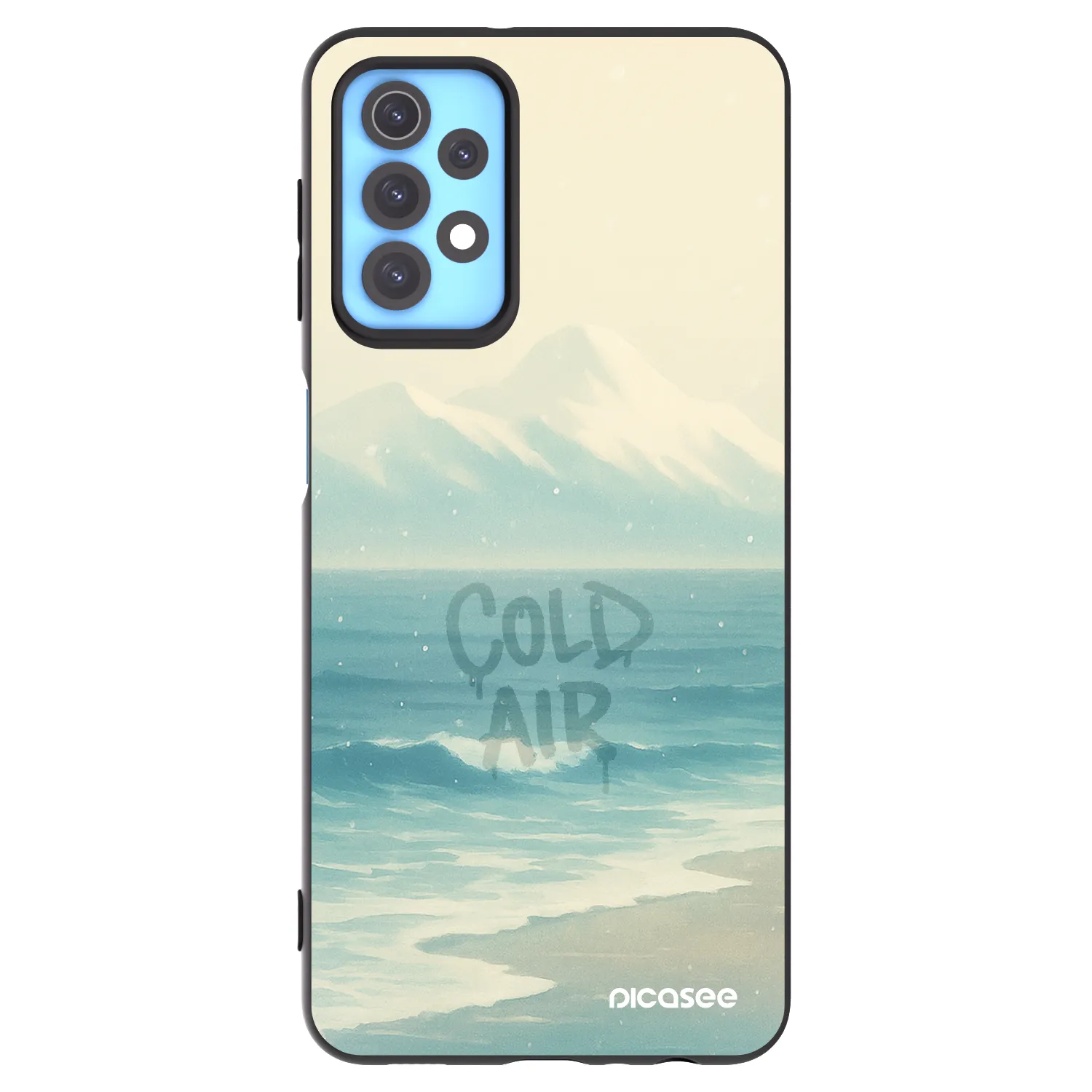 Picasee Μαύρη θήκη σιλικόνης για Samsung Galaxy A32 4G SM-A325F - COLD AIR