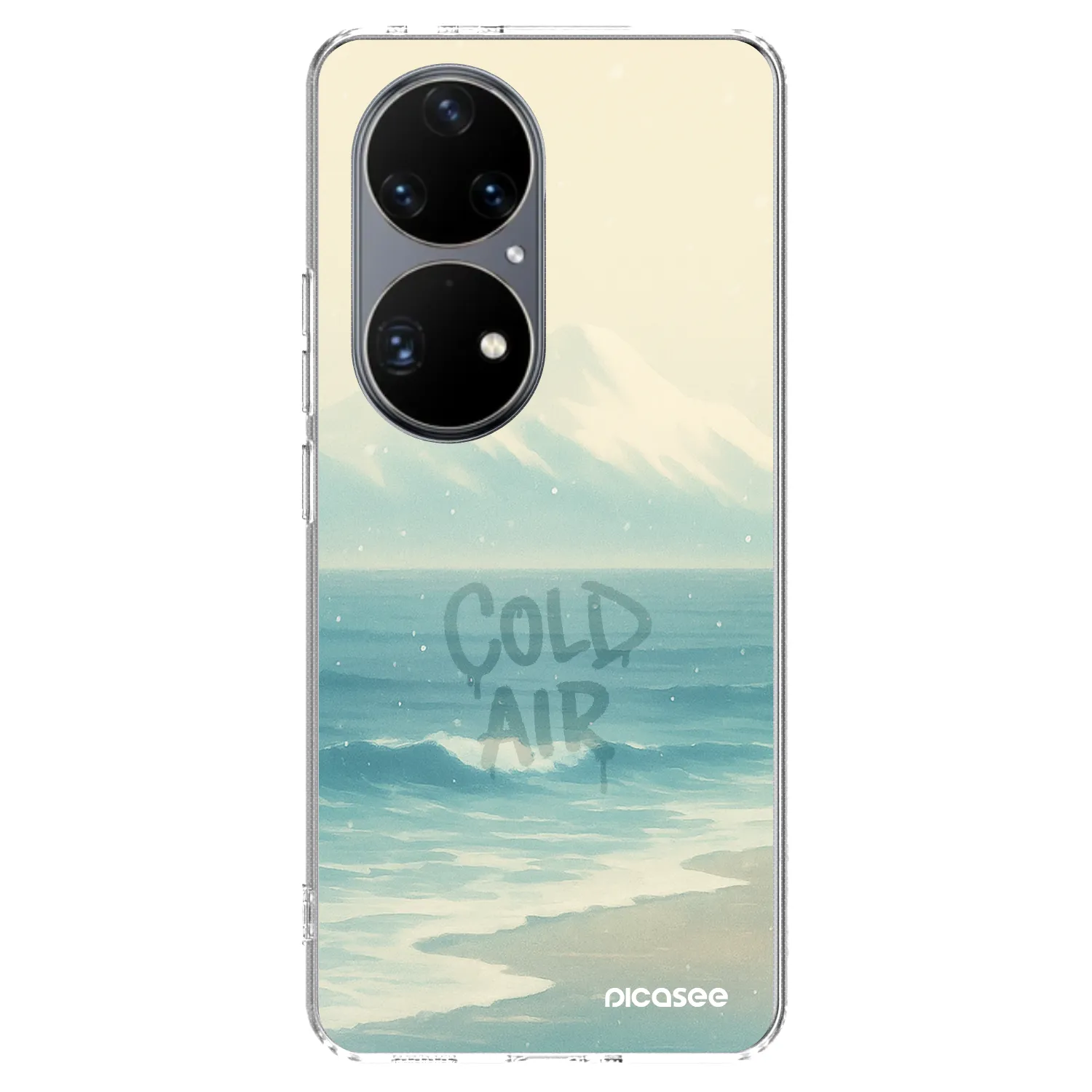 Picasee διαφανής θήκη σιλικόνης Huawei P50 - COLD AIR