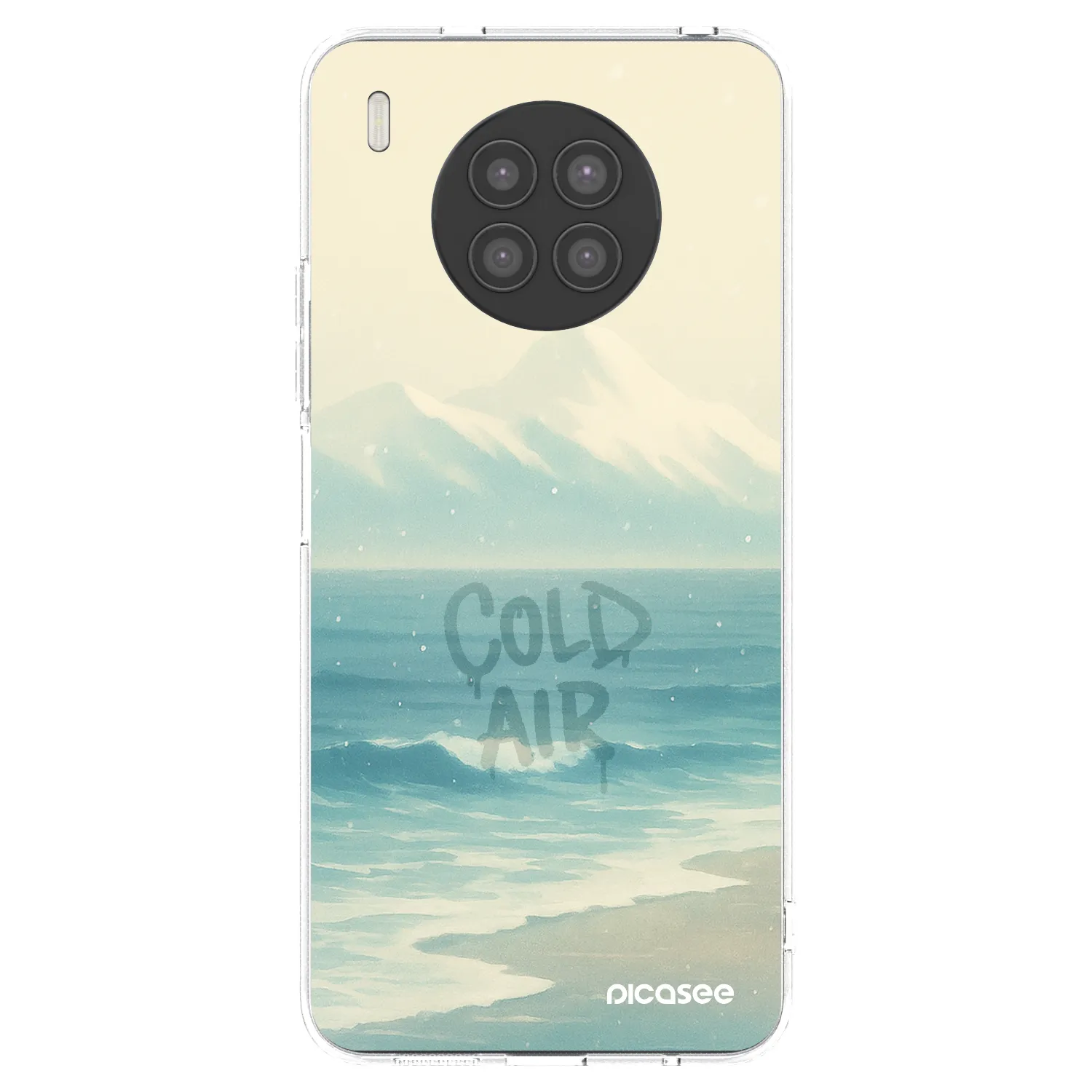 Picasee διαφανής θήκη σιλικόνης Huawei Nova 8i - COLD AIR