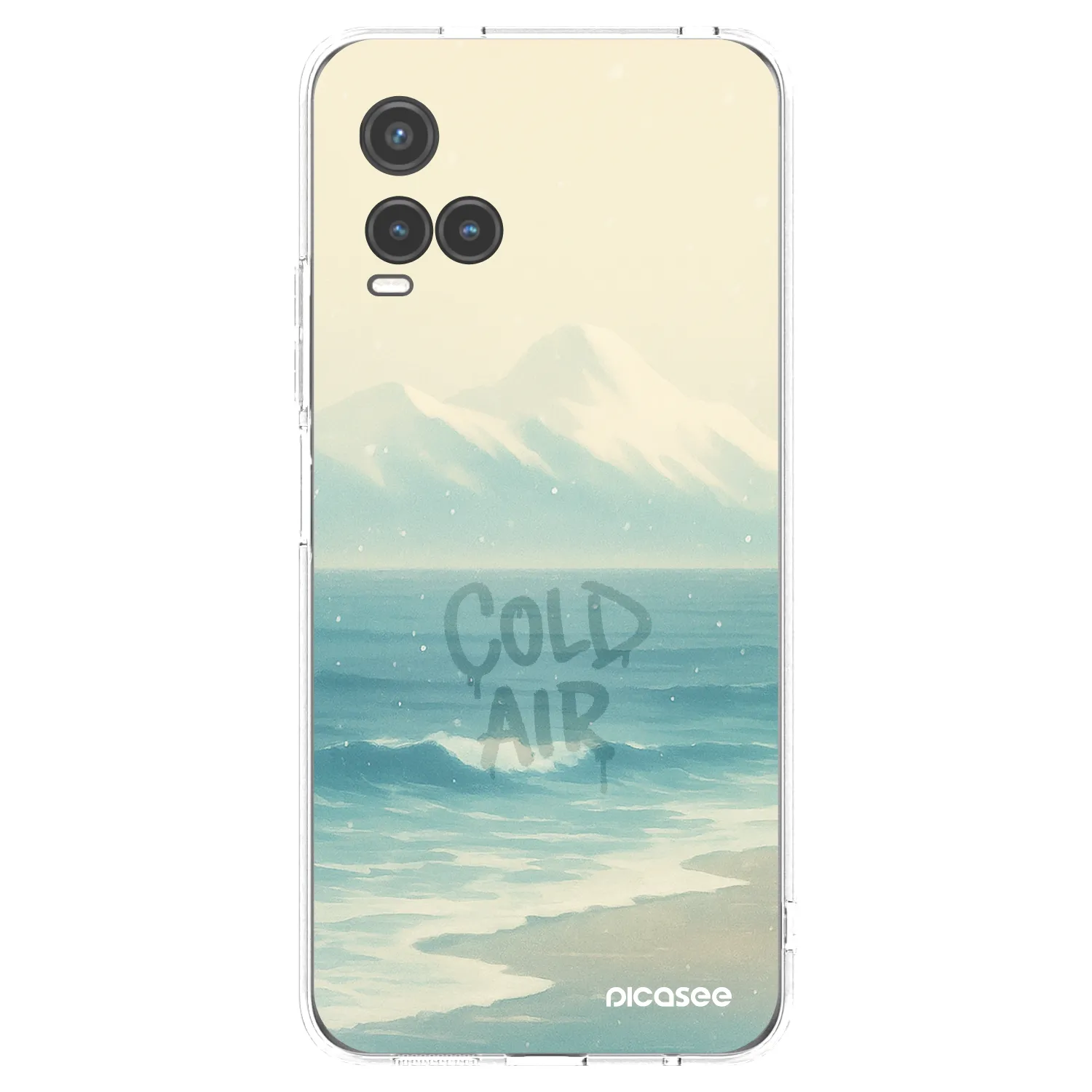 Picasee διαφανής θήκη σιλικόνης Vivo Y33s - COLD AIR
