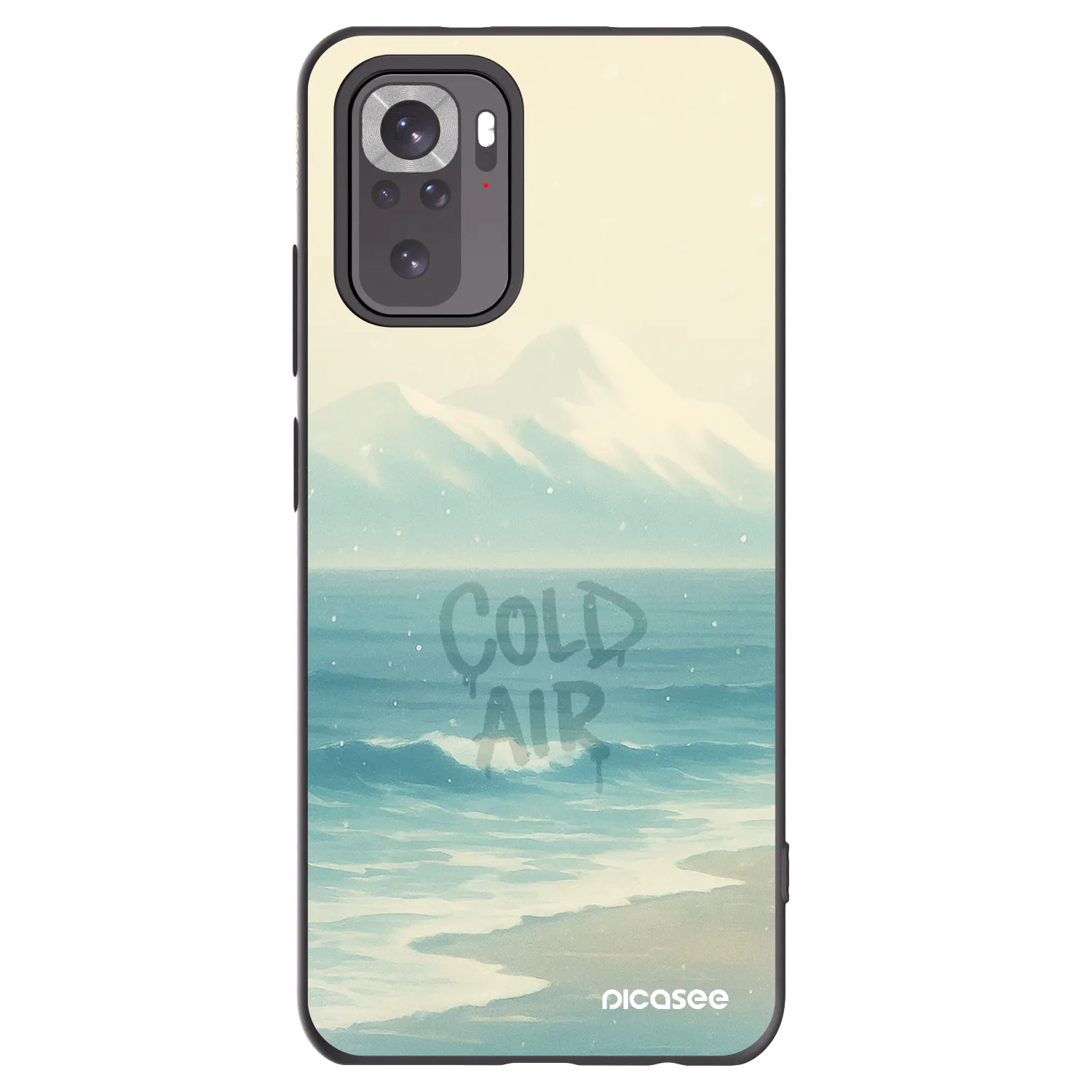 Picasee Μαύρη θήκη σιλικόνης για Xiaomi Redmi Note 11S 4G - COLD AIR