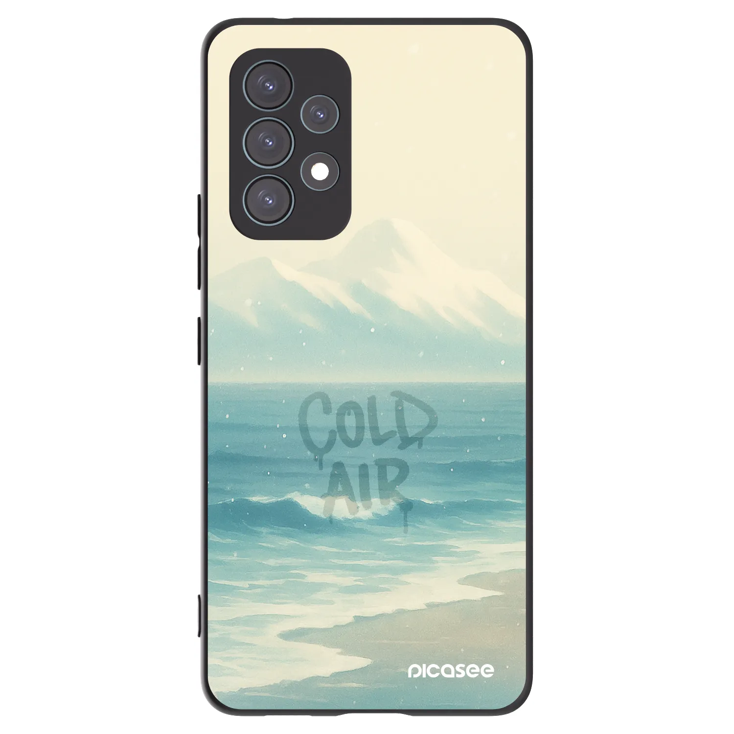 Picasee Μαύρη θήκη σιλικόνης για Samsung Galaxy A53 5G A536 - COLD AIR