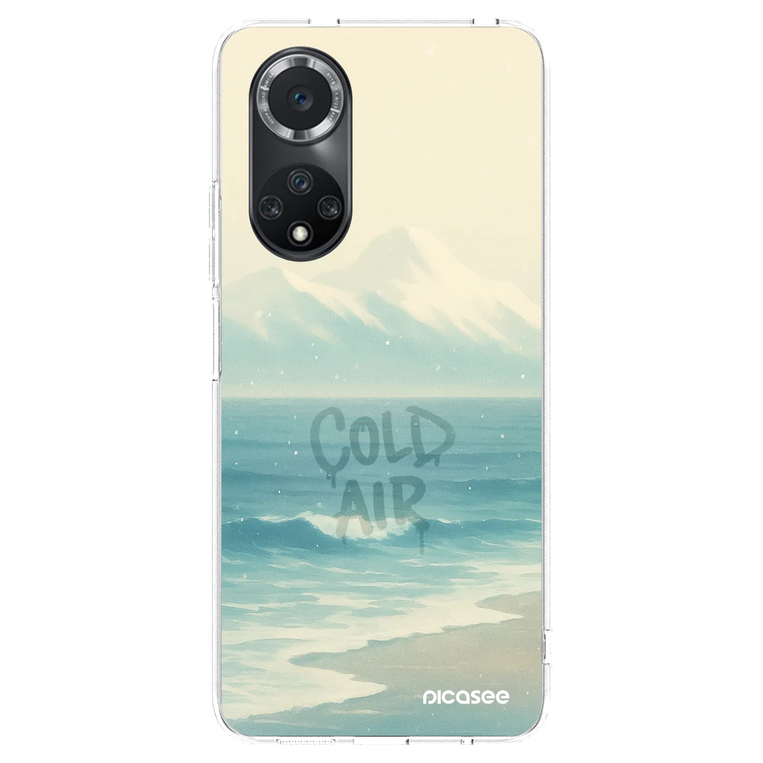 Picasee διαφανής θήκη σιλικόνης Huawei Nova 9 SE - COLD AIR
