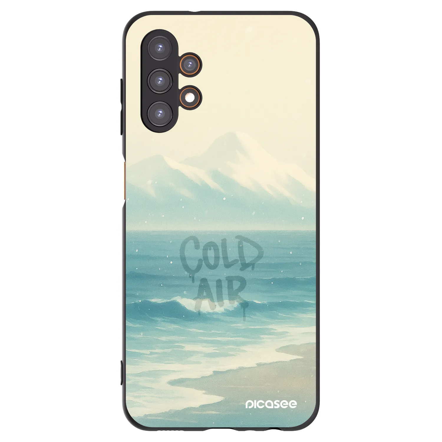 Picasee Μαύρη θήκη σιλικόνης για Samsung Galaxy A13 4G A135 - COLD AIR