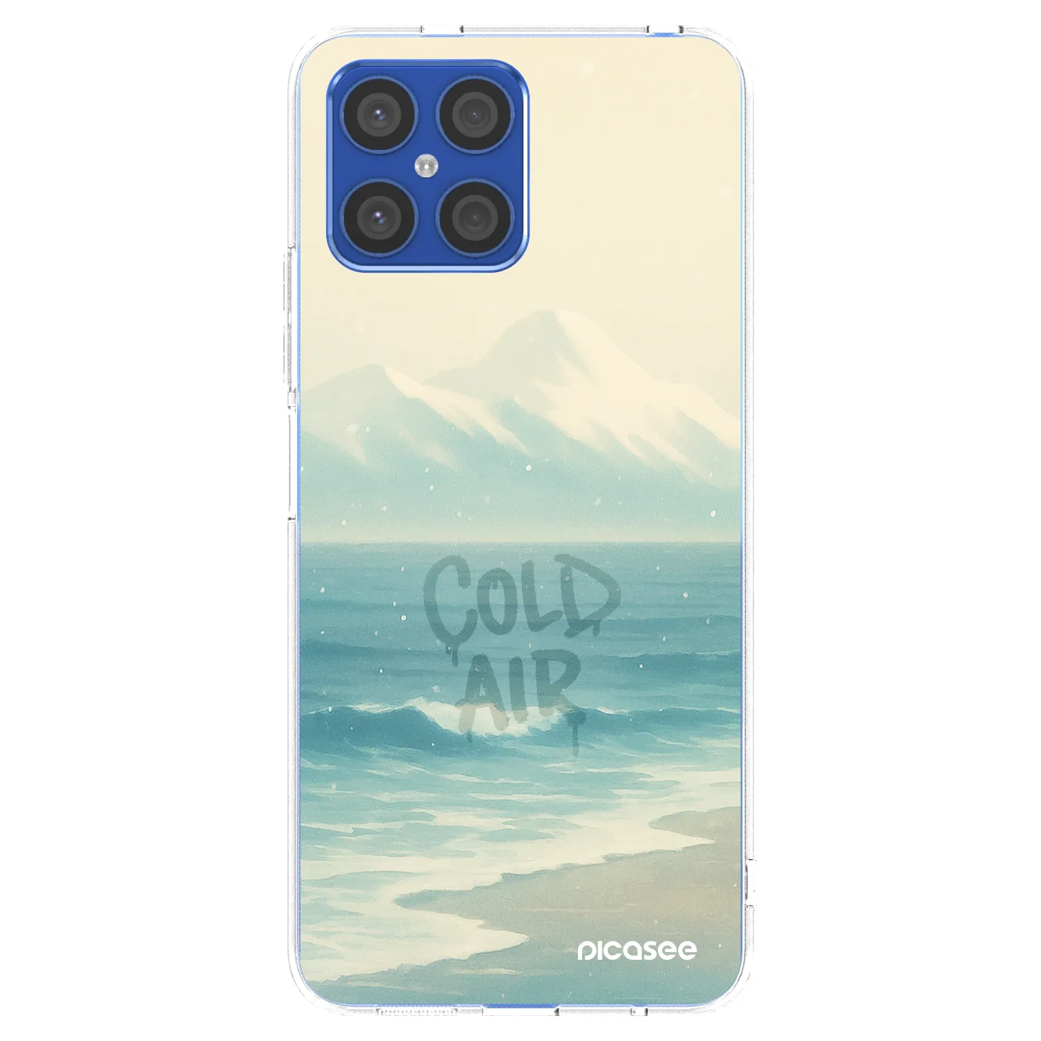 Picasee διαφανής θήκη σιλικόνης Honor X8 4G - COLD AIR