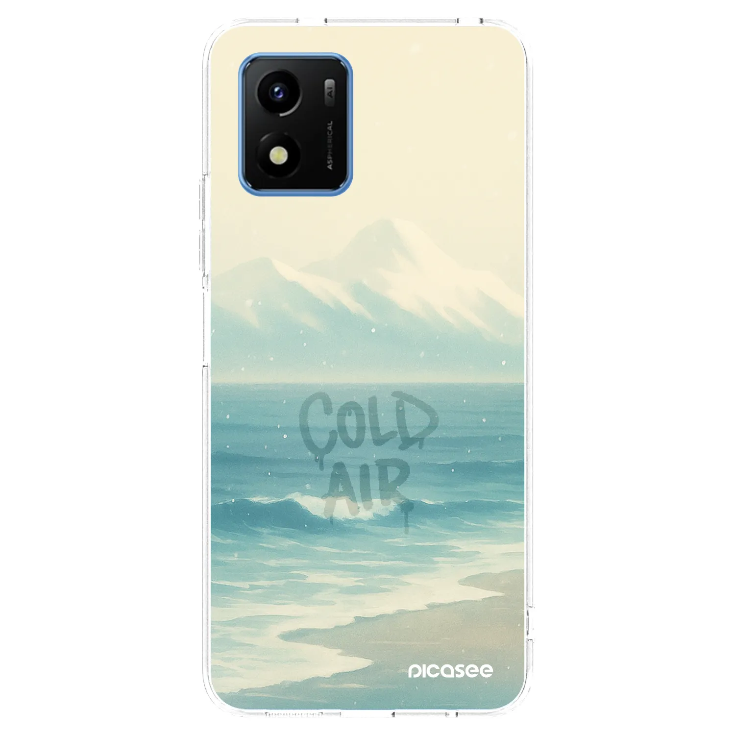 Picasee διαφανής θήκη σιλικόνης Vivo Y01 - COLD AIR