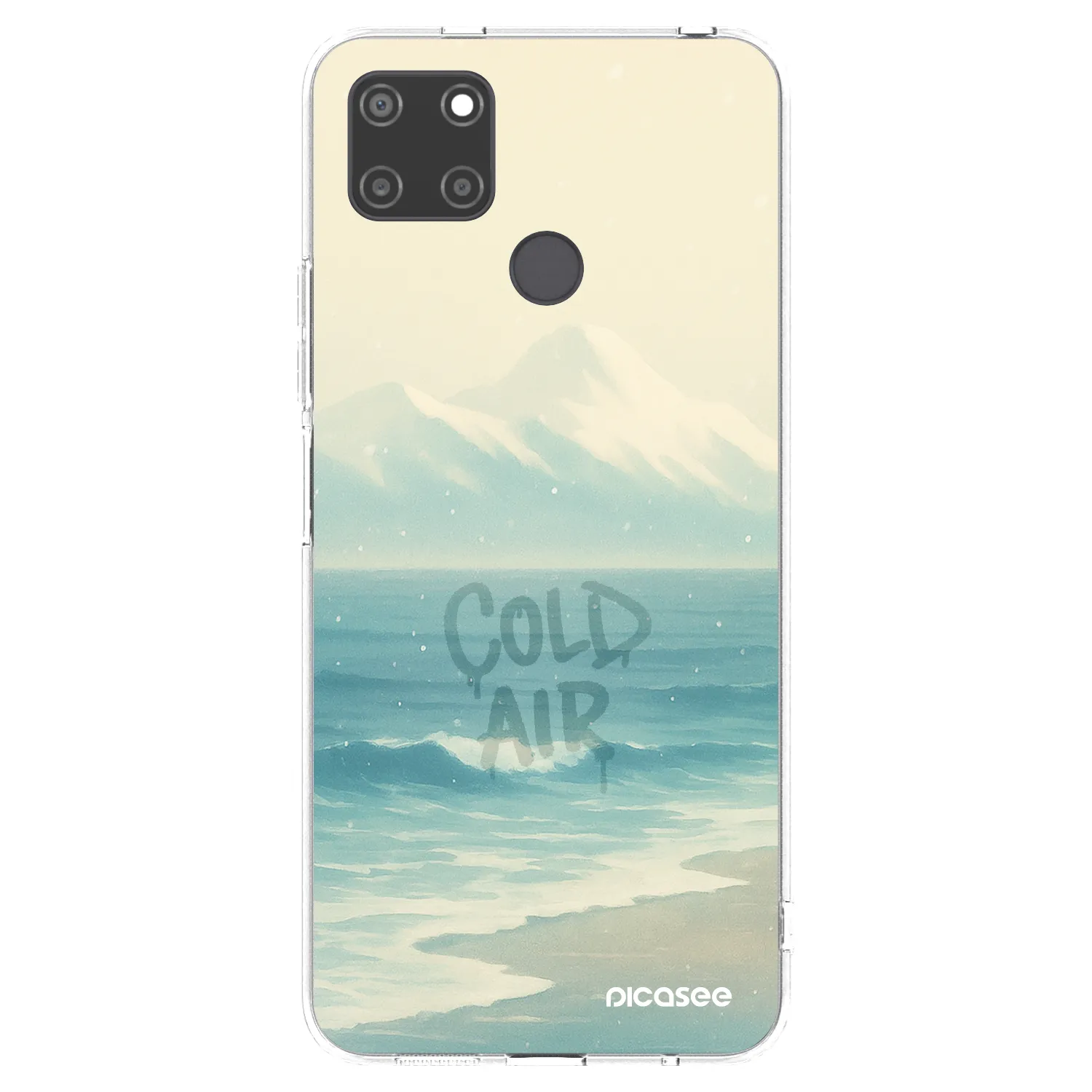 Picasee διαφανής θήκη σιλικόνης Realme C21Y - COLD AIR