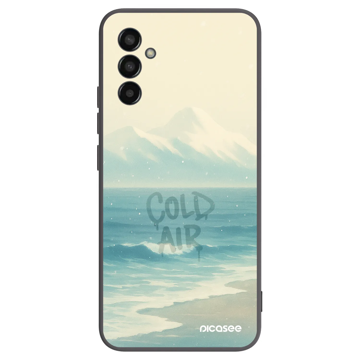 Picasee Μαύρη θήκη σιλικόνης για Samsung Galaxy M13 M135F - COLD AIR