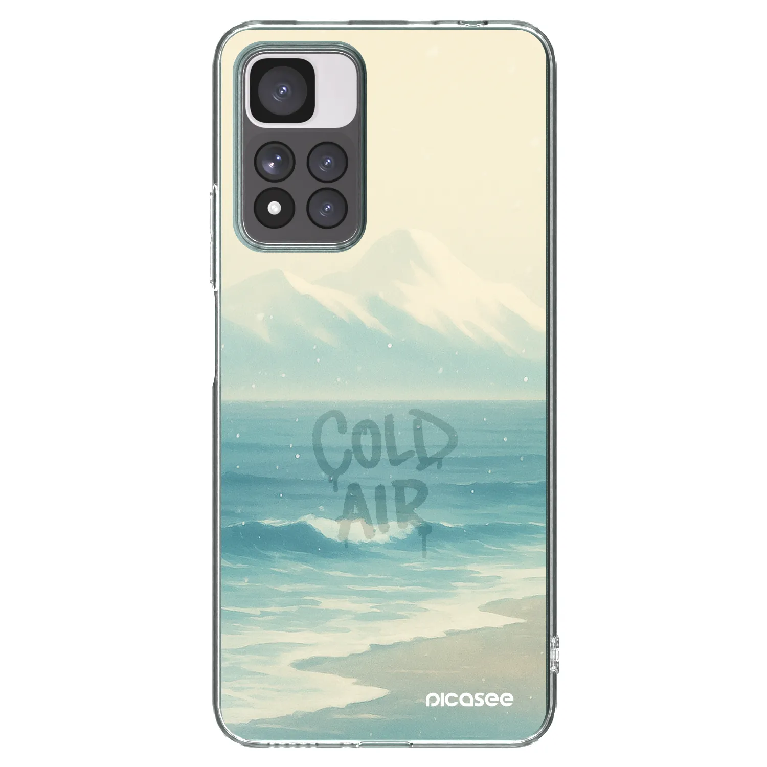 Picasee διαφανής θήκη σιλικόνης Xiaomi Redmi Note 11 Pro+ 5G - COLD AIR