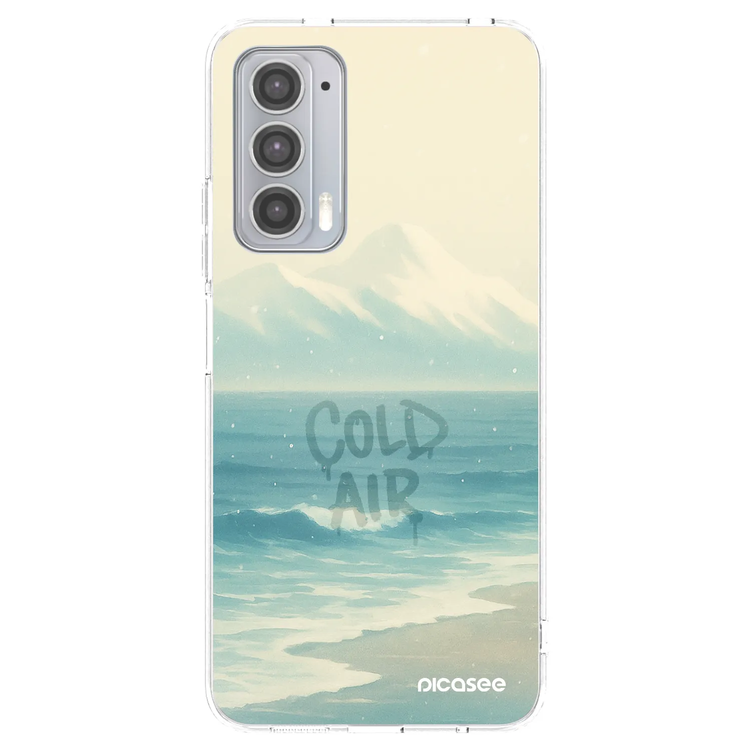 Picasee διαφανής θήκη σιλικόνης Motorola Edge 20 - COLD AIR