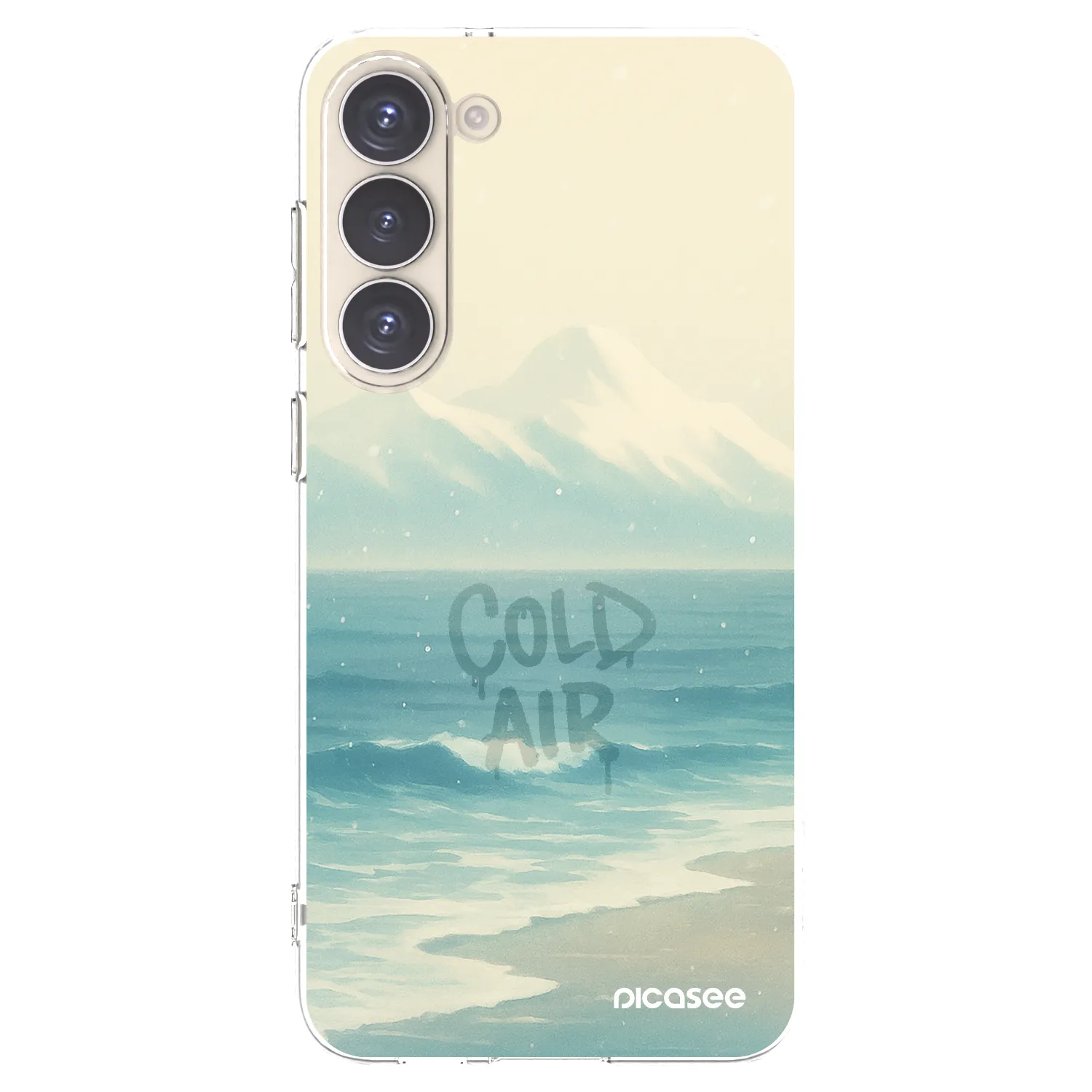 Picasee διαφανής θήκη σιλικόνης Samsung Galaxy S23+ 5G - COLD AIR