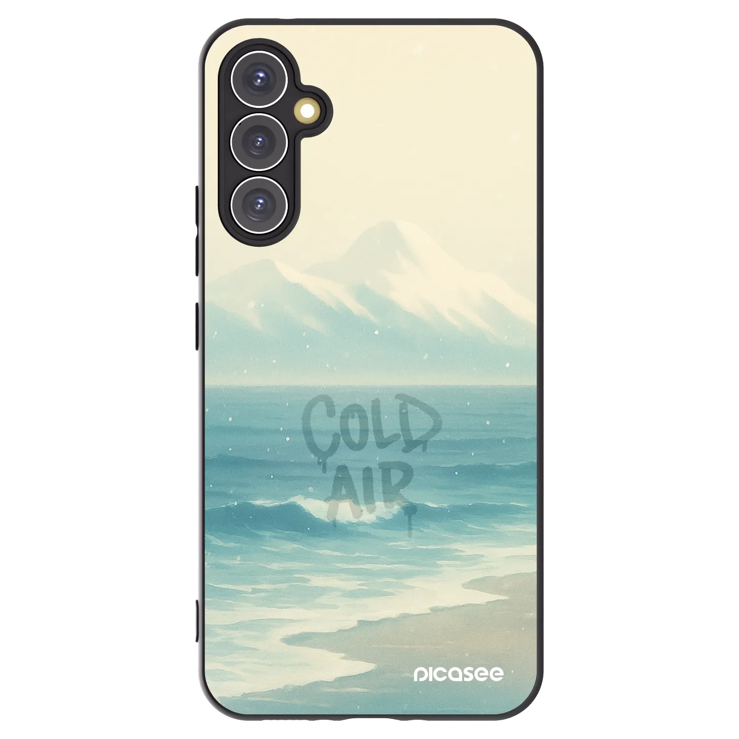 Picasee Μαύρη θήκη σιλικόνης για Samsung Galaxy A34 5G A346B - COLD AIR