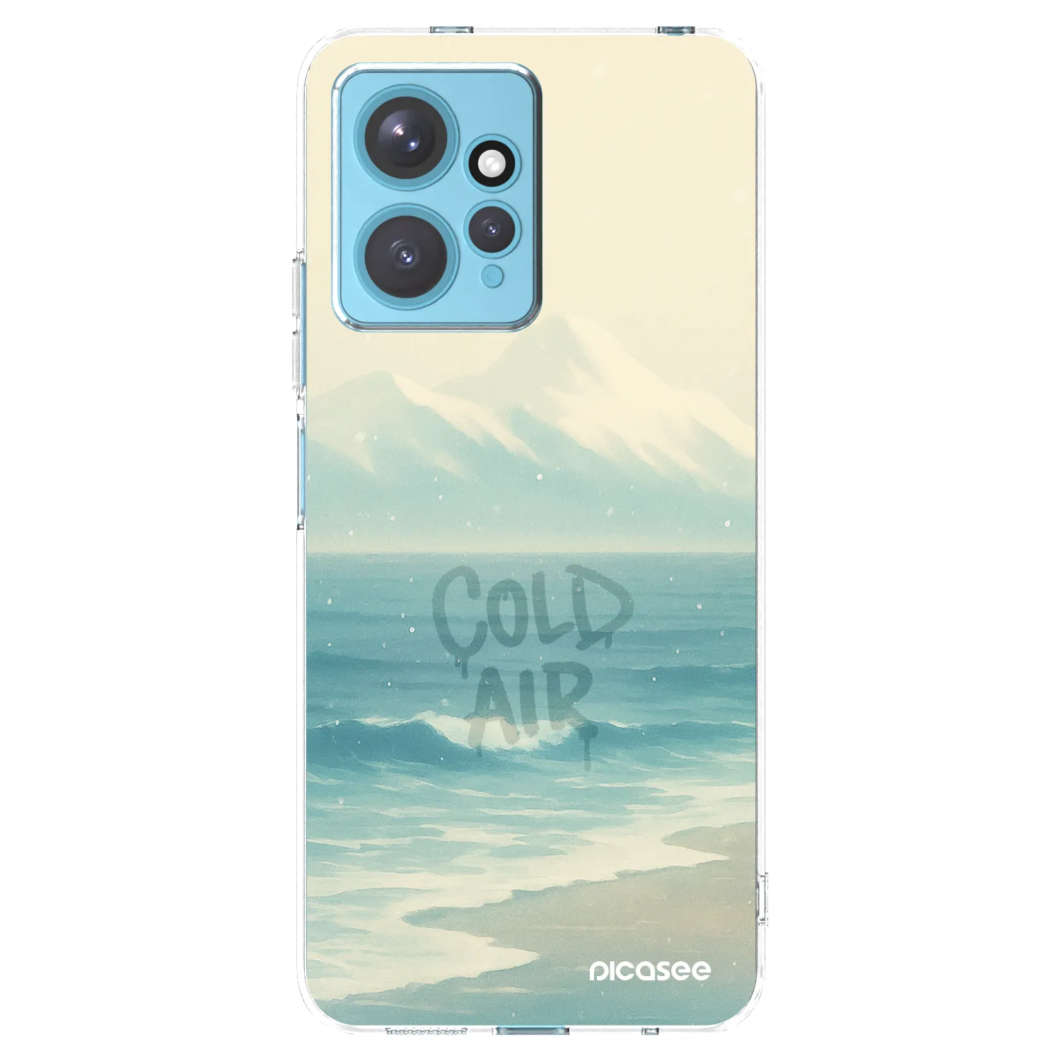 Picasee διαφανής θήκη σιλικόνης Xiaomi Redmi Note 12 4G - COLD AIR