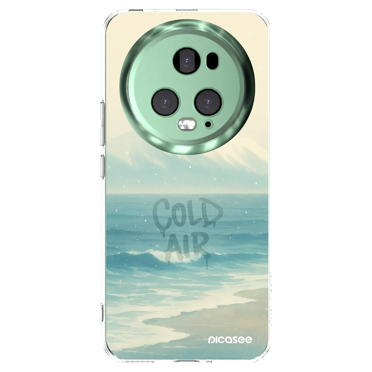Picasee διαφανής θήκη σιλικόνης Honor Magic5 Pro - COLD AIR