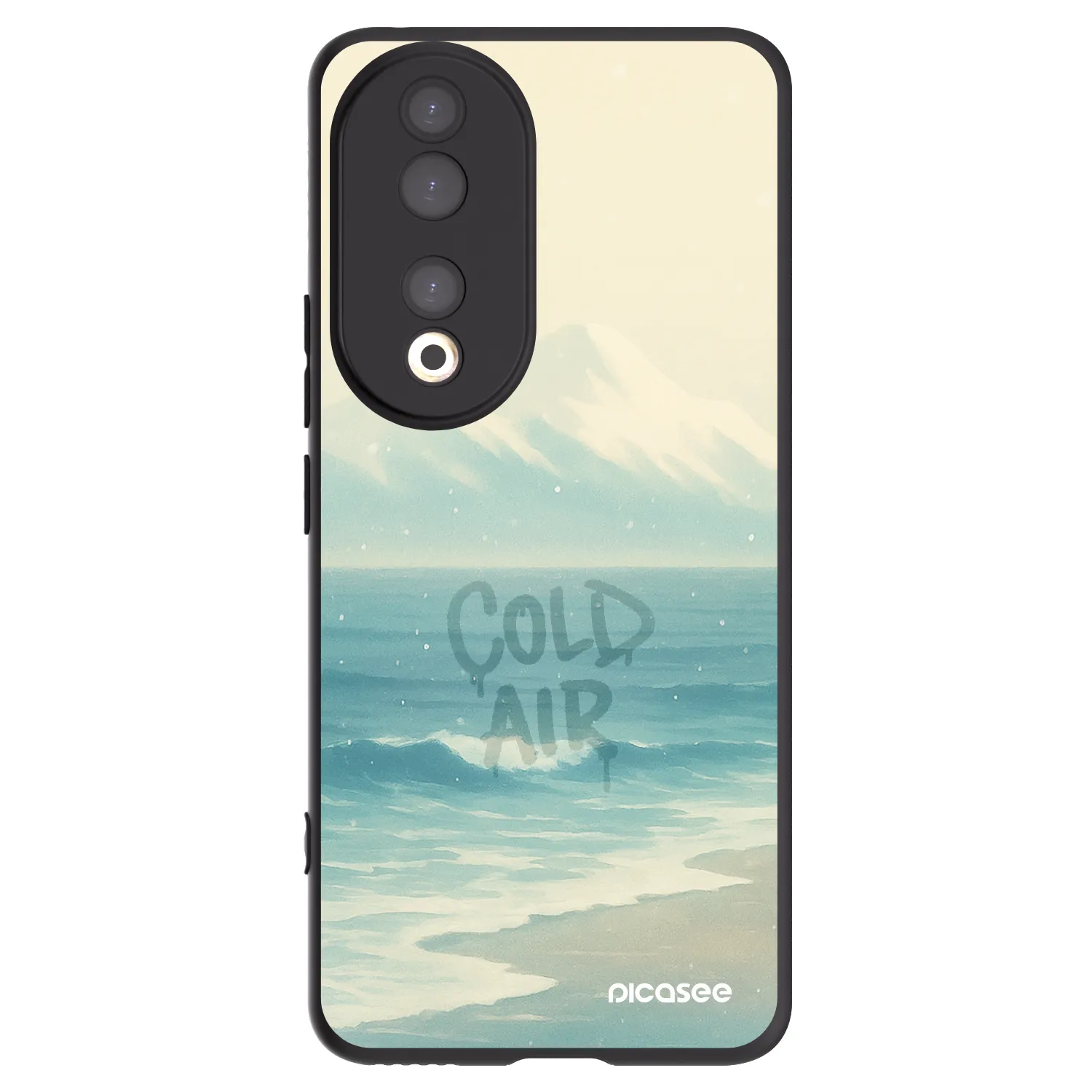 Picasee Μαύρη θήκη σιλικόνης για Honor 90 5G - COLD AIR