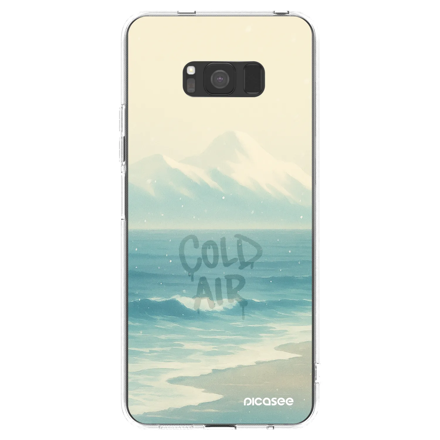 Picasee διαφανής θήκη σιλικόνης Samsung Galaxy S8 G950F - COLD AIR
