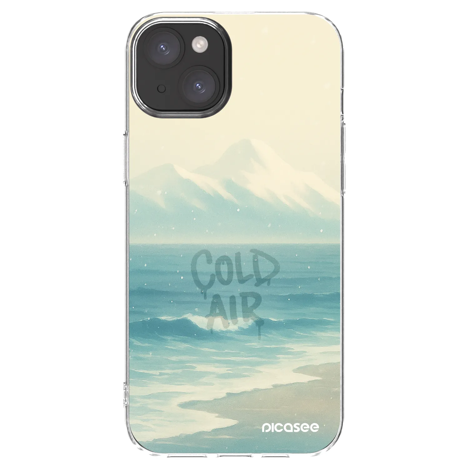 Picasee διαφανής θήκη σιλικόνης Apple iPhone 15 Plus - COLD AIR