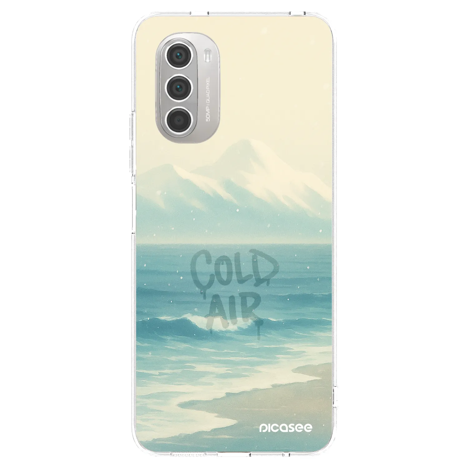 Picasee διαφανής θήκη σιλικόνης Motorola Moto G51 - COLD AIR