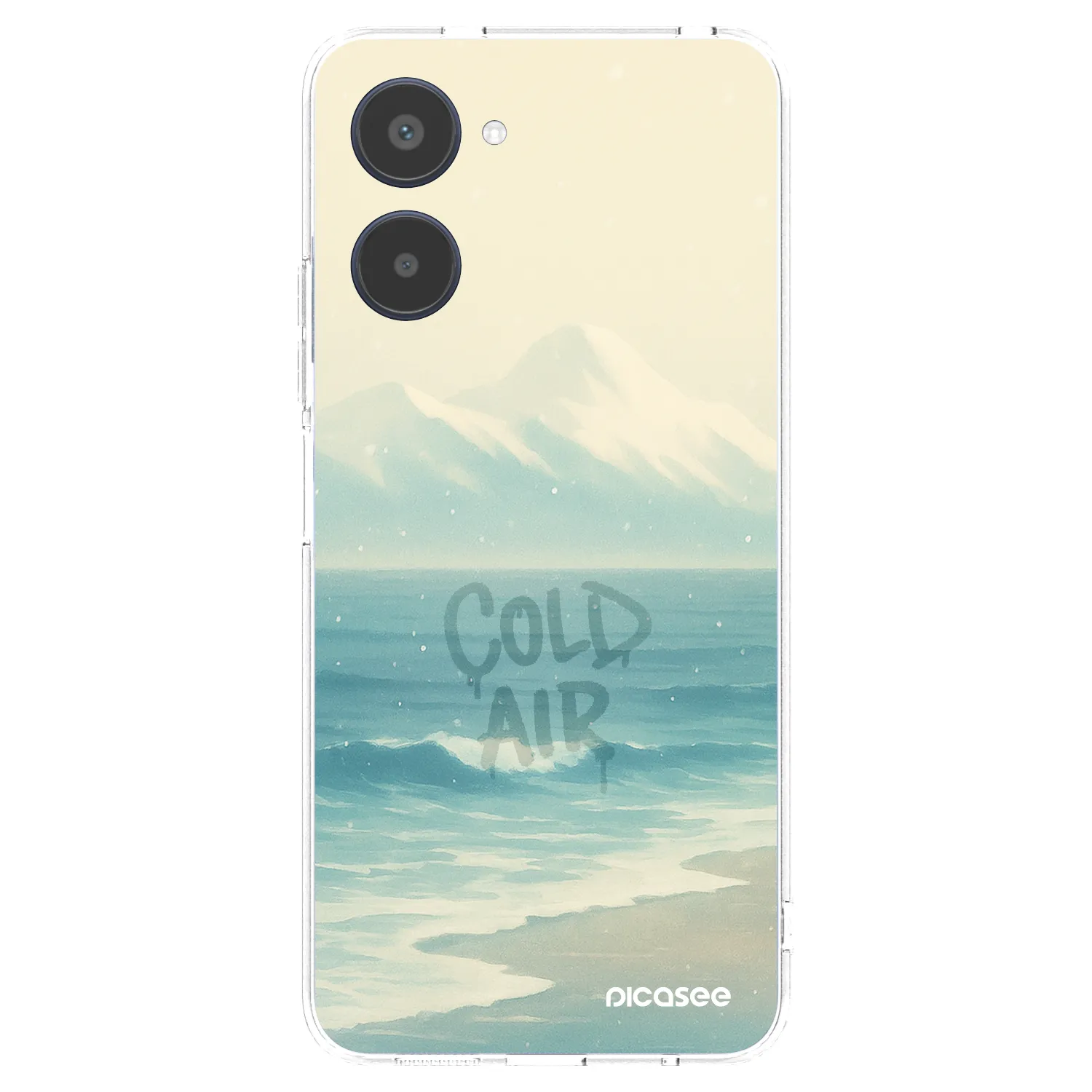 Picasee διαφανής θήκη σιλικόνης Realme 10 4G - COLD AIR