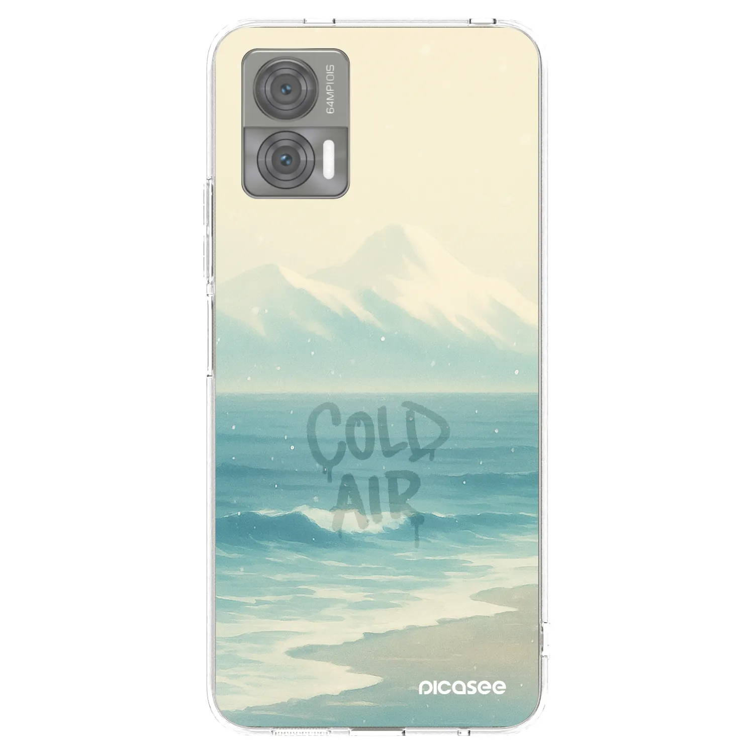 Picasee διαφανής θήκη σιλικόνης Motorola Edge 30 Neo - COLD AIR
