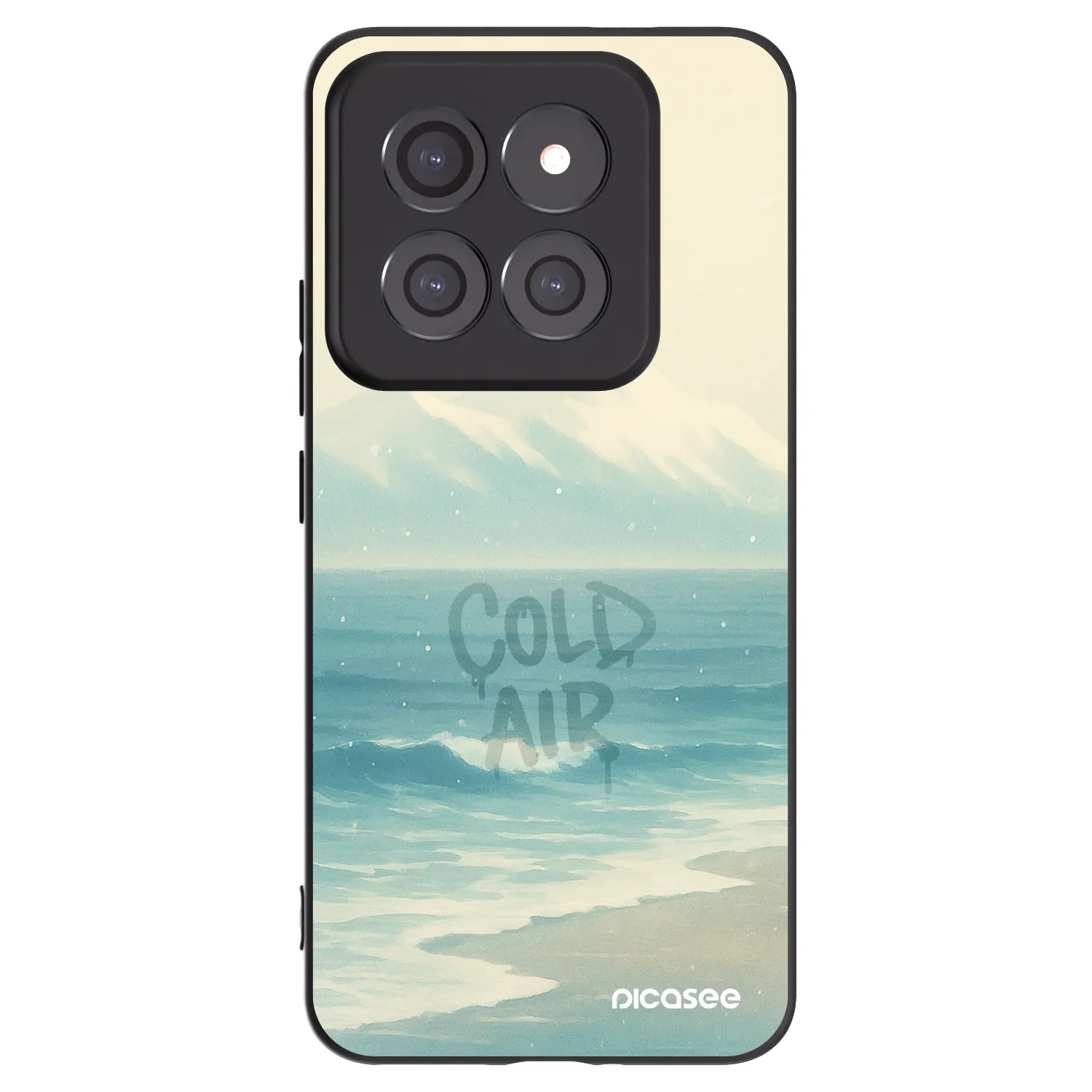 Picasee Μαύρη θήκη σιλικόνης για Xiaomi 14 Pro - COLD AIR