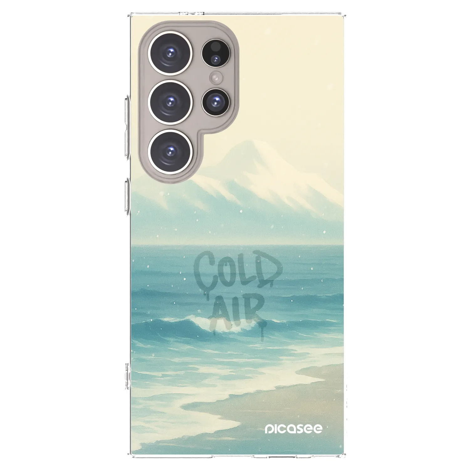 Picasee διαφανής θήκη σιλικόνης Samsung Galaxy S24 Ultra S928B 5G - COLD AIR