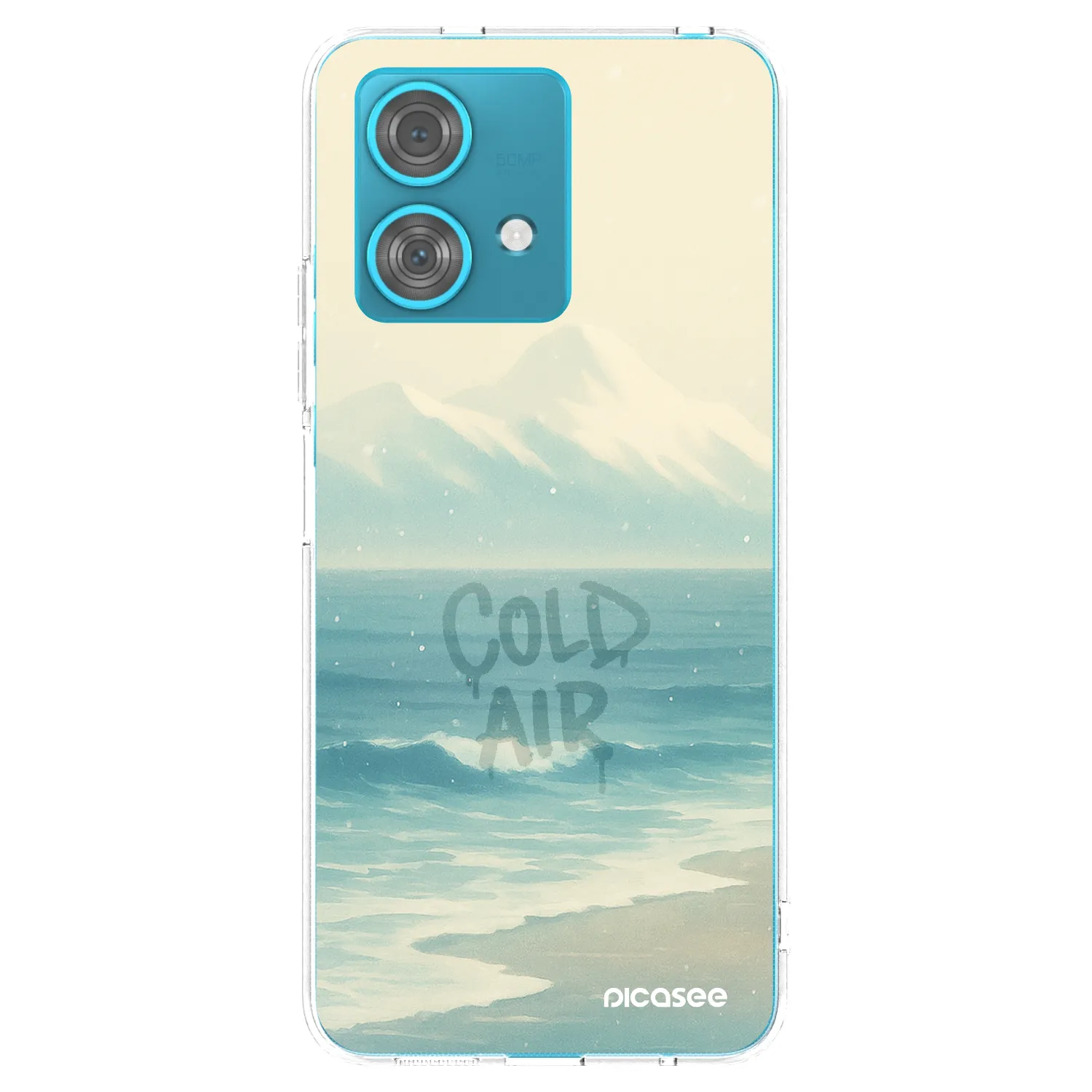 Picasee διαφανής θήκη σιλικόνης Motorola Edge 40 Neo - COLD AIR