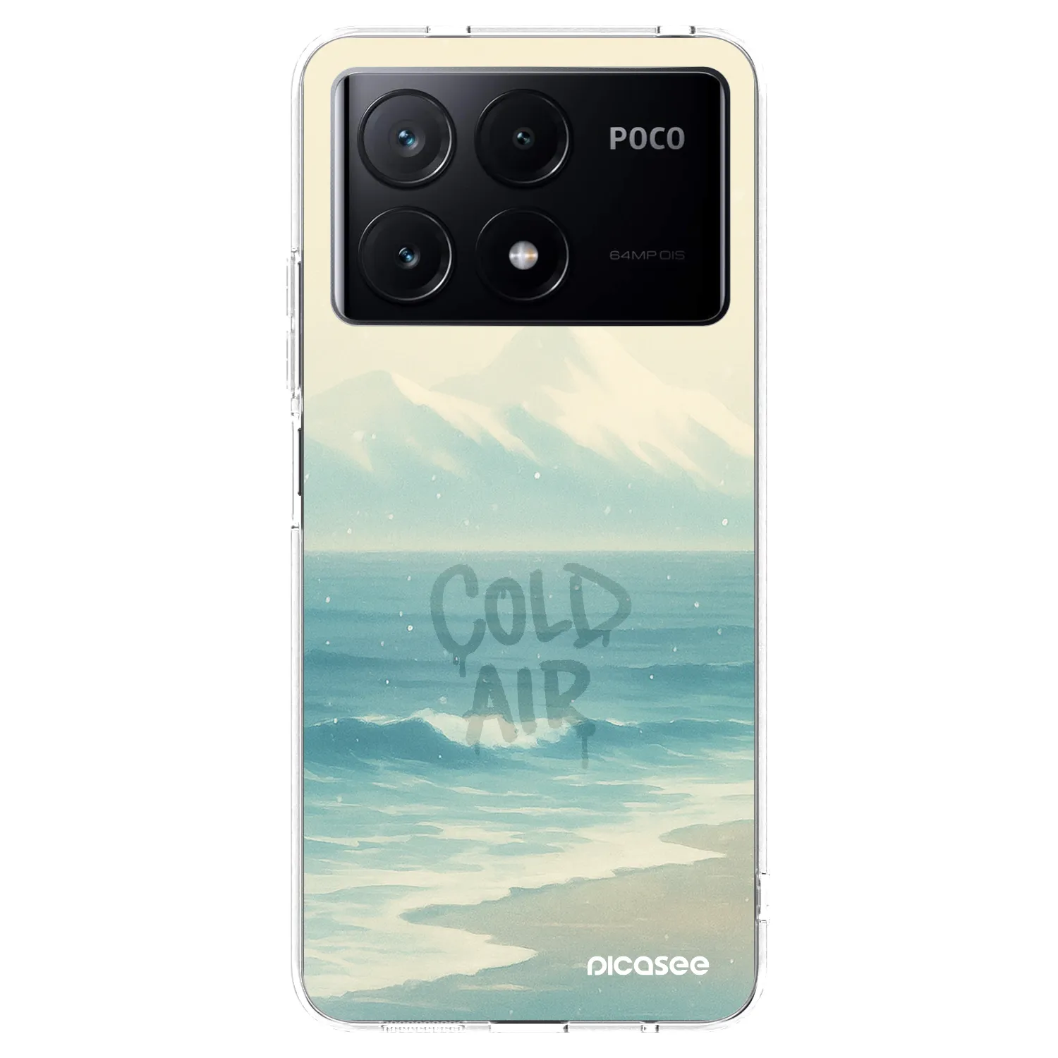 Picasee διαφανής θήκη σιλικόνης Xiaomi Poco X6 Pro - COLD AIR