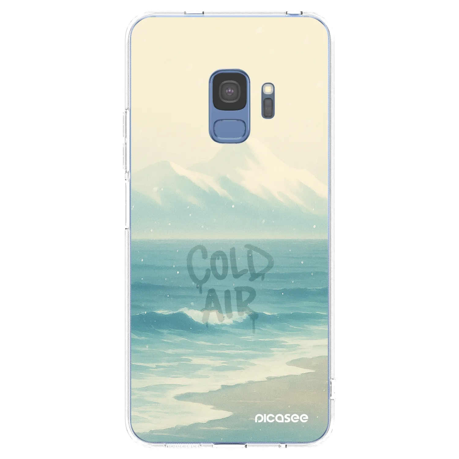 Picasee διαφανής θήκη σιλικόνης Samsung Galaxy S9 G960F - COLD AIR