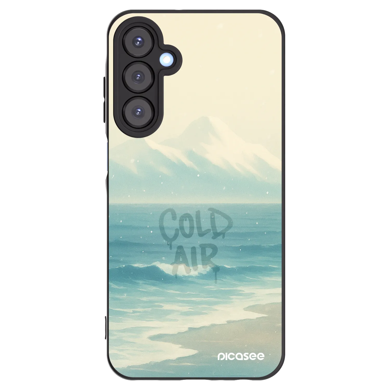 Picasee Μαύρη θήκη σιλικόνης για Samsung Galaxy A25 A256B 5G - COLD AIR