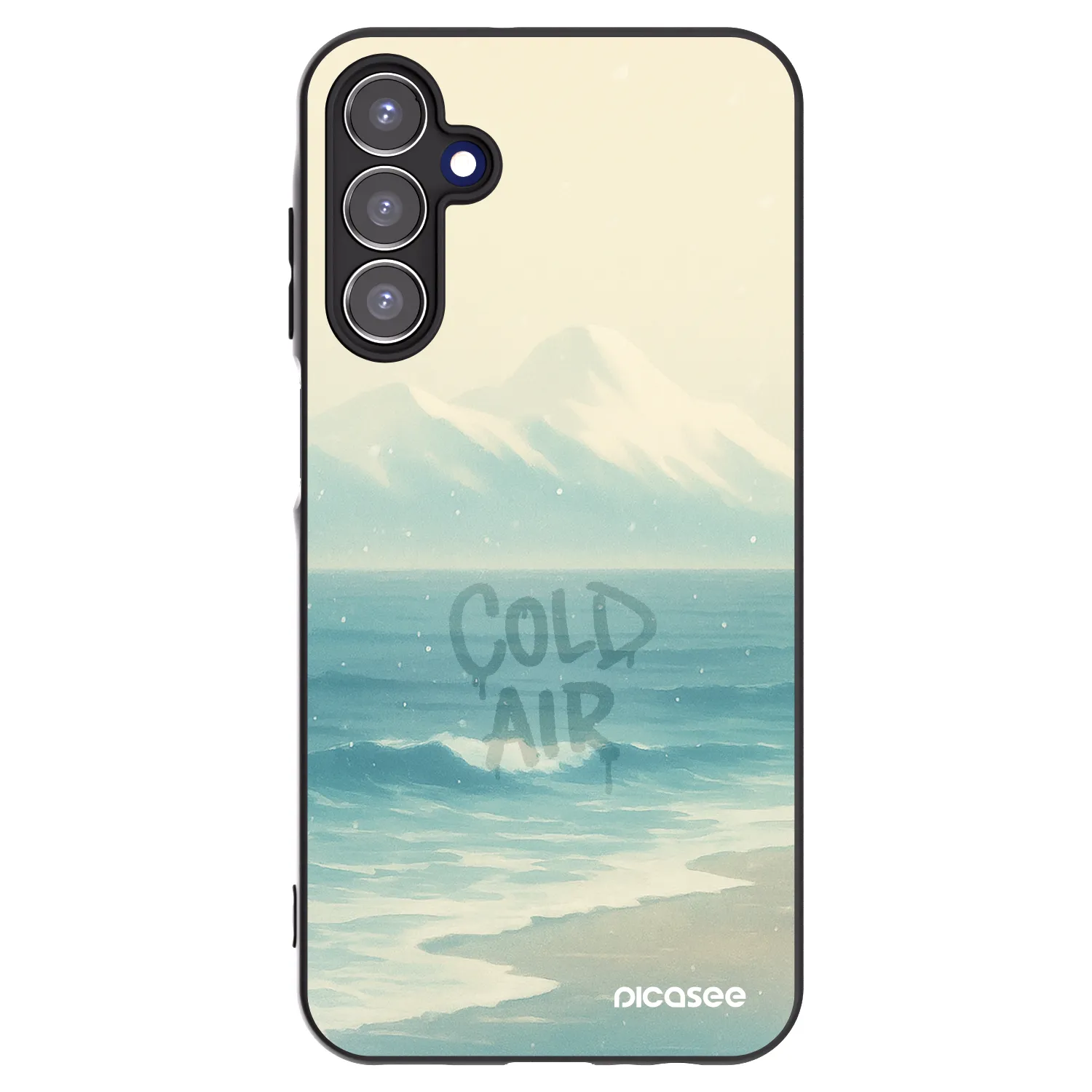 Picasee Μαύρη θήκη σιλικόνης για Samsung Galaxy A15 A156B 5G - COLD AIR